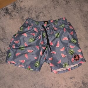 Body Glove | Blue Watermelon Print Men's Athletic Shorts